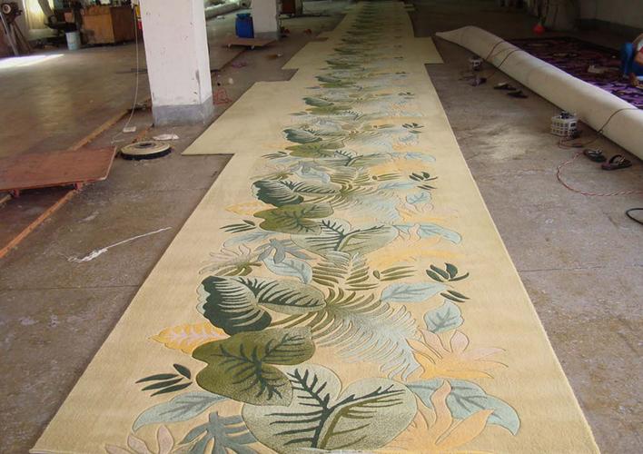 产品供应 中国纺织皮革网 纺织加工 手工编织加工 银川涌泉地毯销售